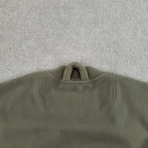 Boyt Harness Company Vest Men‎ 3XL Green Fleece Full Zip Shoulder Patch Shooting
